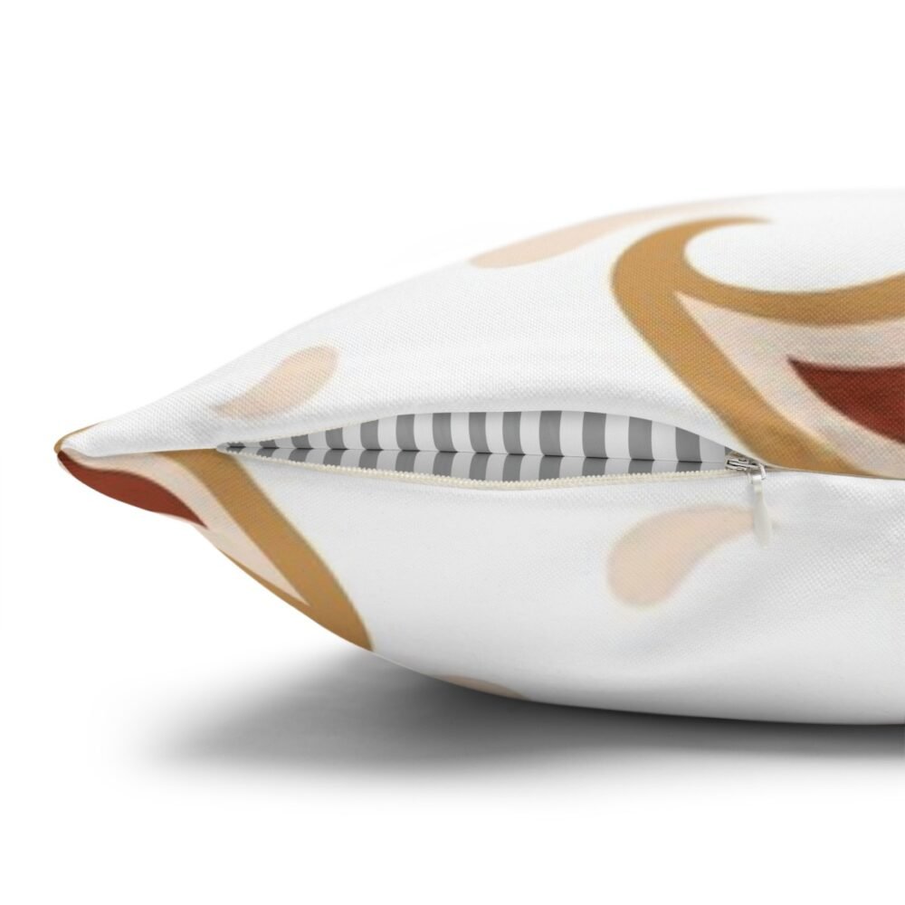 Modern Beige Tone Paisley Throw Sofa Pillow Covers - Image 3