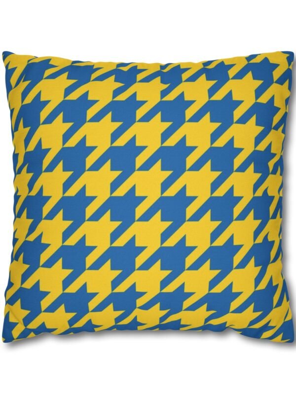 Blue and Yellow Pillow cover
