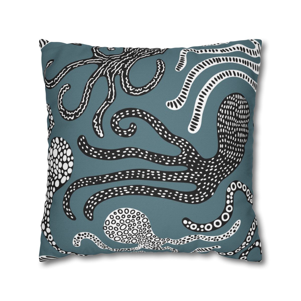Blue Octopus Throw Pillow Covers