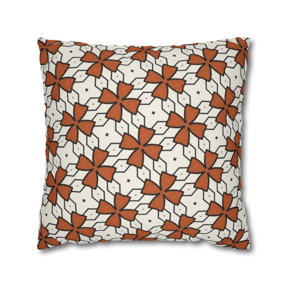 Printed Terracotta Pillow Covers