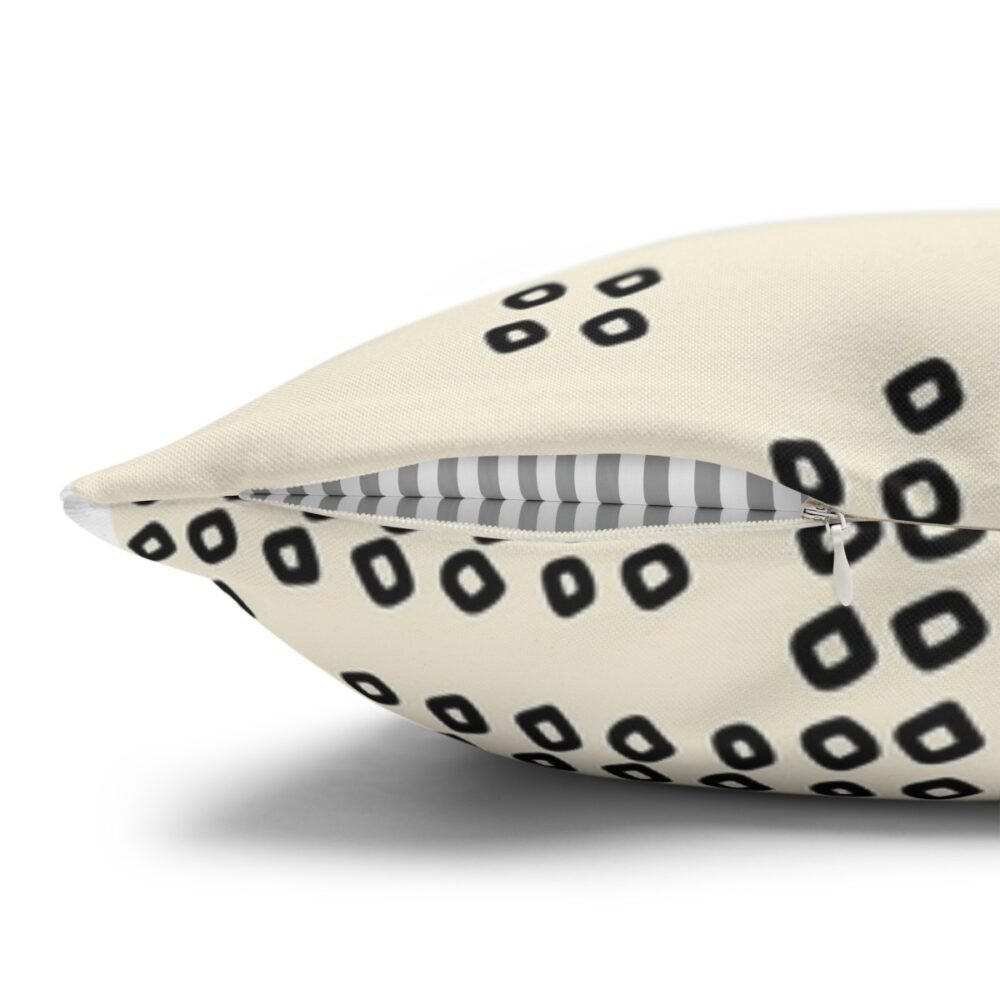 Bandanna Print on Off White Throw Pillow Covers - Image 5