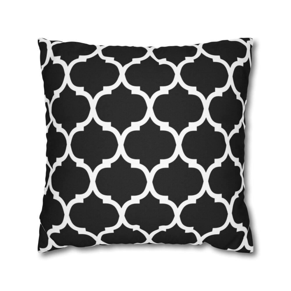 Luxury Black n White Moroccan Throw Pillow Covers