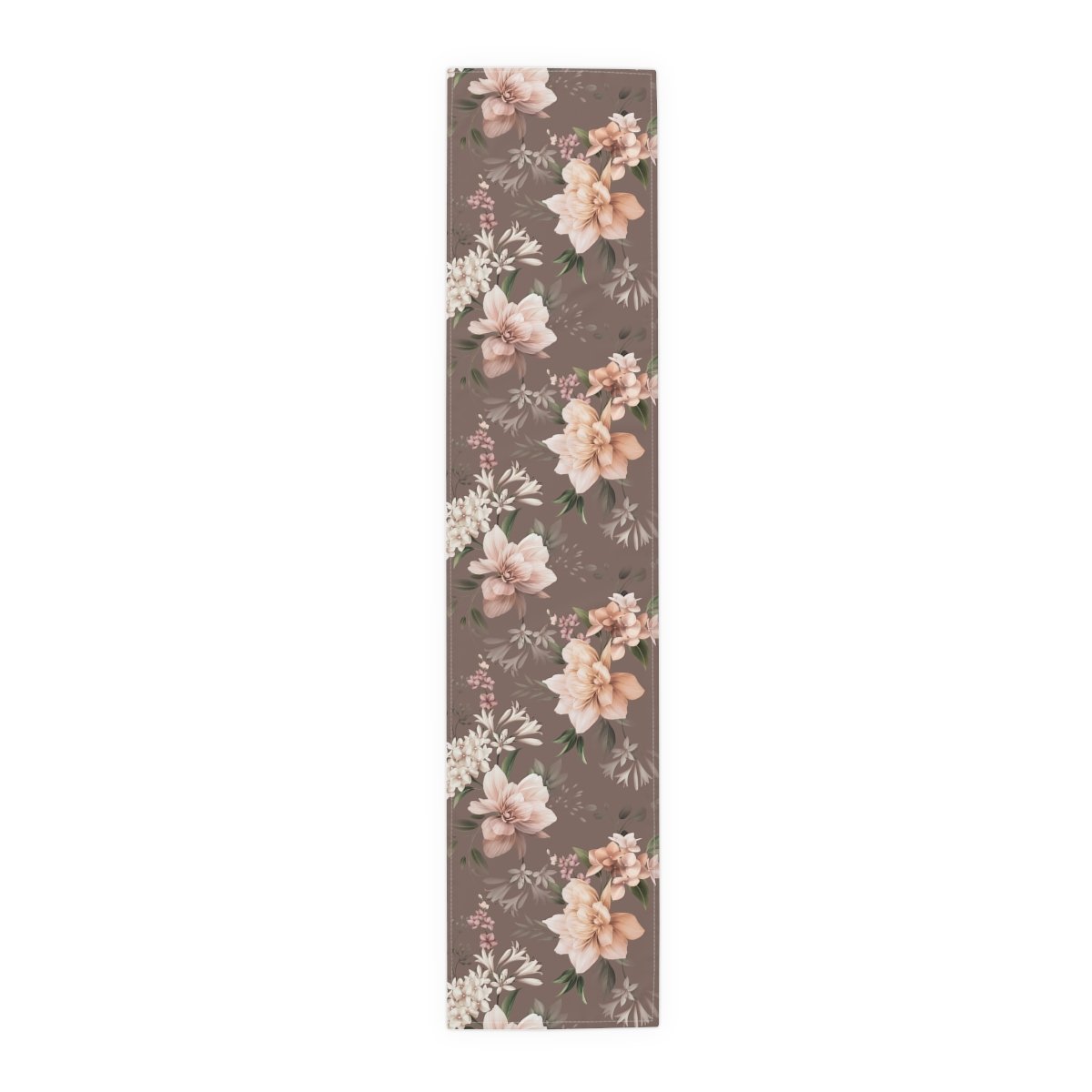 Rose Pink Floral 72 and 90 Inch Long Cotton Twill Table Runners - Image 5
