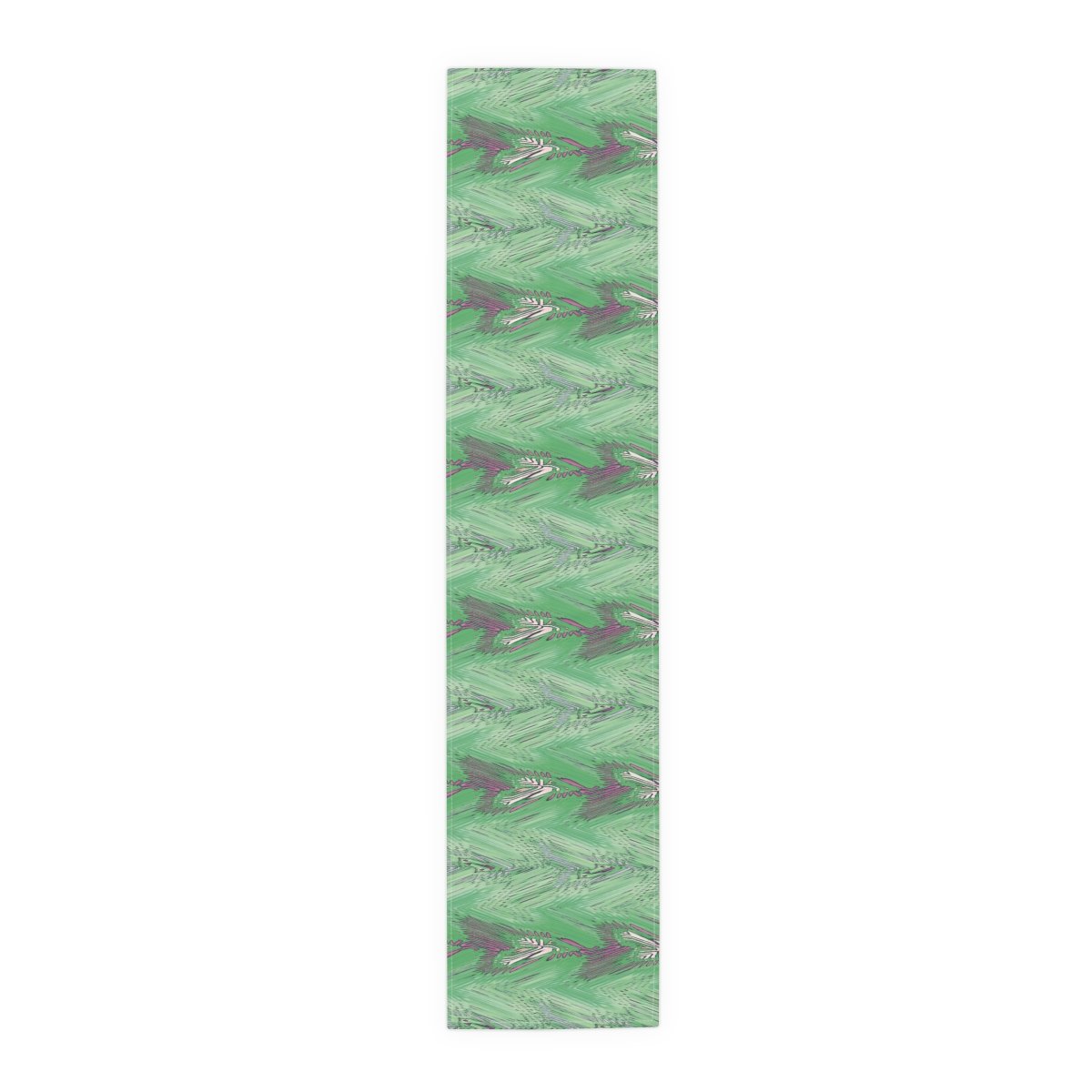 Lettuce Green Tie Dye Spring Dining Table Runners - Image 6