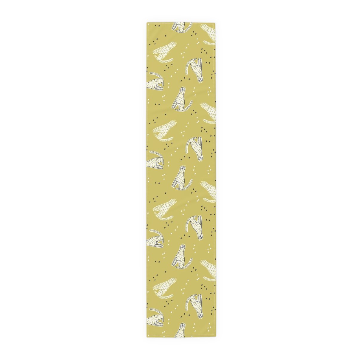 Yellow Cheetah Animal Print Table Runners For Home Decoration - Image 6