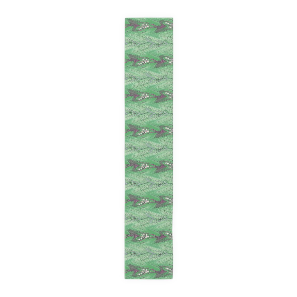 Lettuce Green Tie Dye Spring Dining Table Runners - Image 2