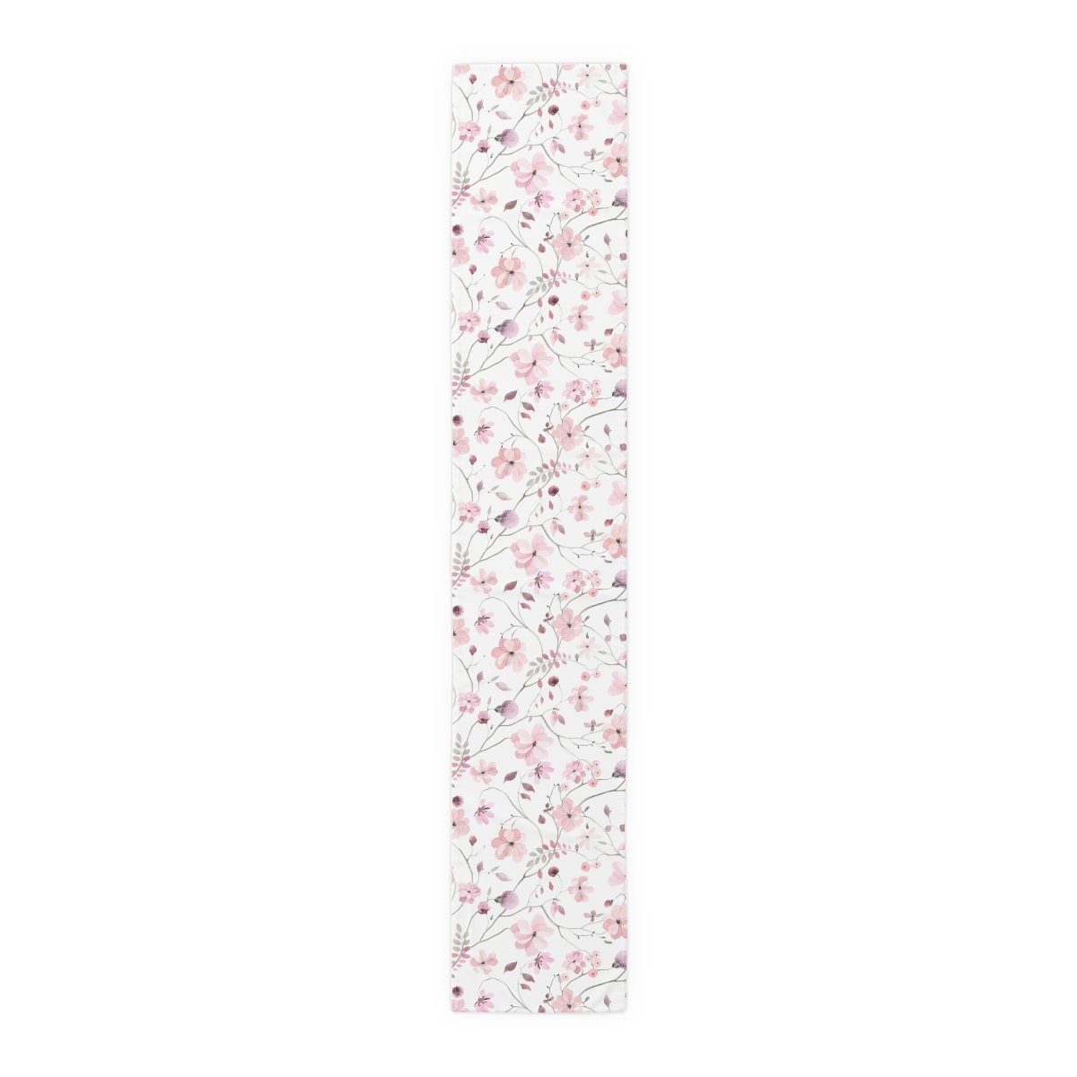 Light Pink Floral Print Dining Table Runners - Image 2