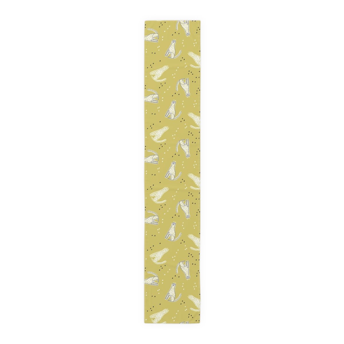 Yellow Cheetah Animal Print Table Runners For Home Decoration - Image 16