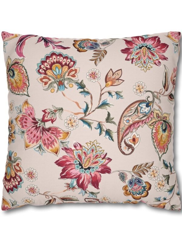 Pink Paisley Throw Pillow Covers