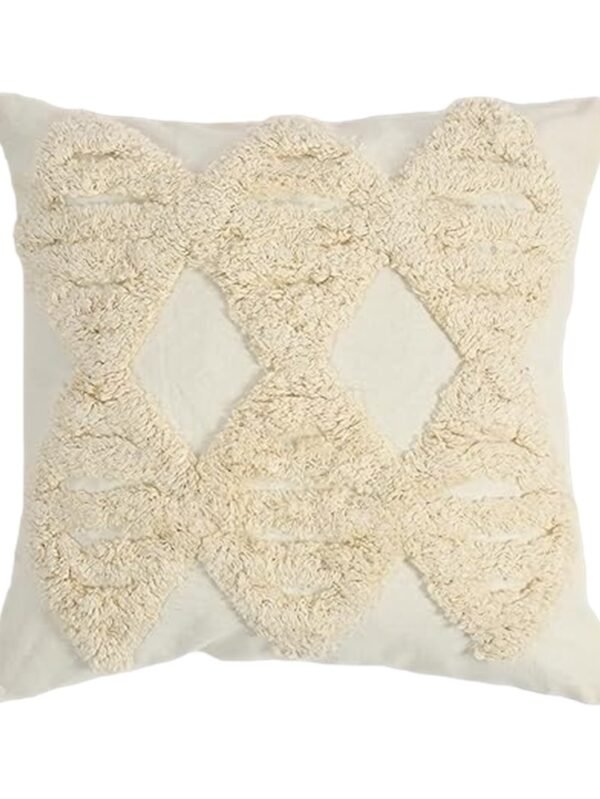 Off White Tufted Pillow Covers
