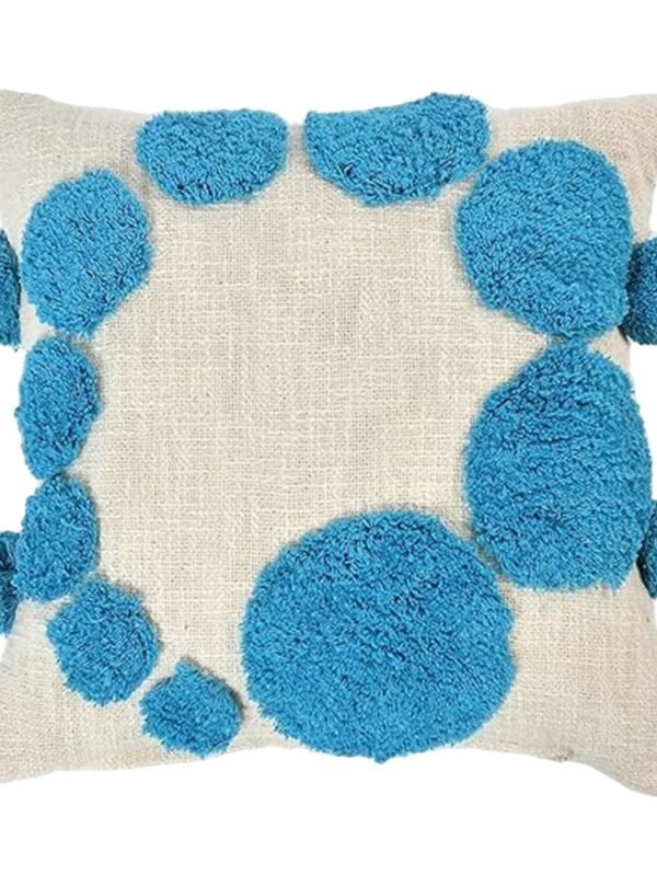 Blue Circle design Pillow covers