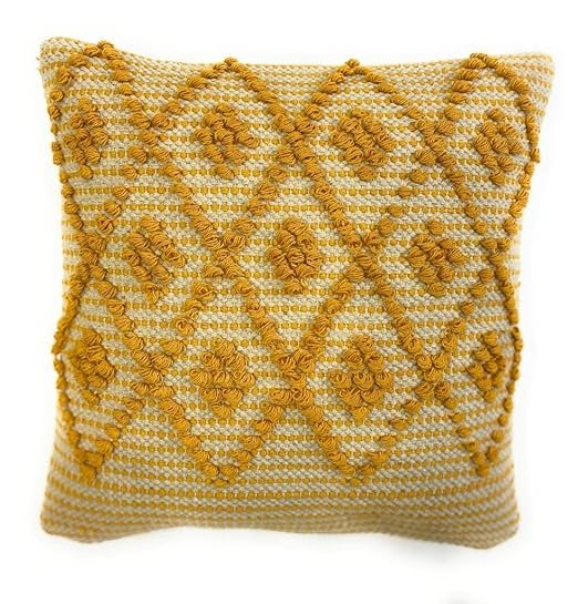Yellow Boho Pillow Covers