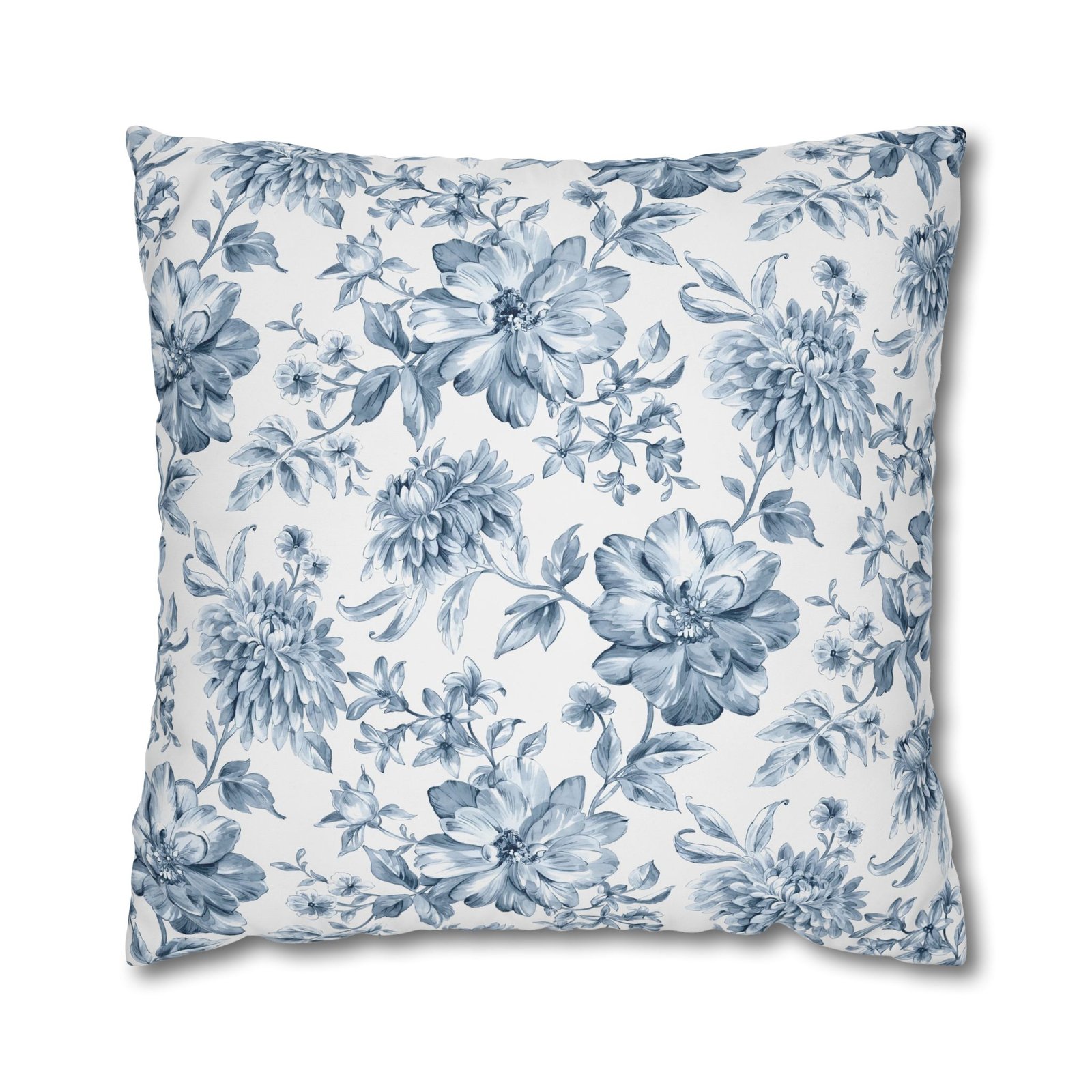 Floral Print Pillow Euro Shams