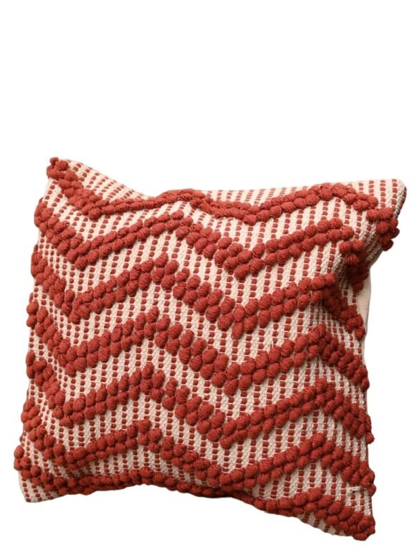 Maroon Zigzag Cushion Covers