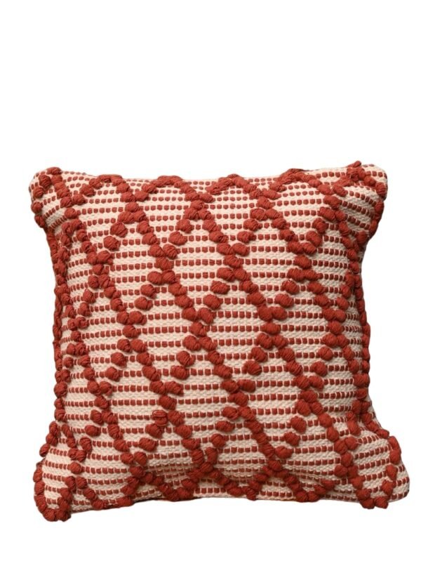 Maroon Woven Cushion Covers