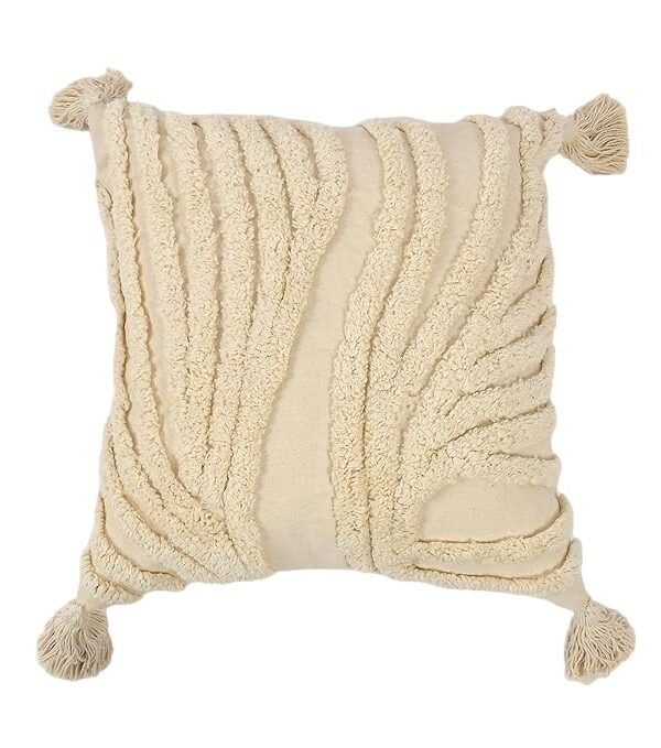 Natural White Tufted Pillow Covers