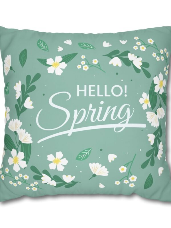 Hello Spring Euro Pillow Covers