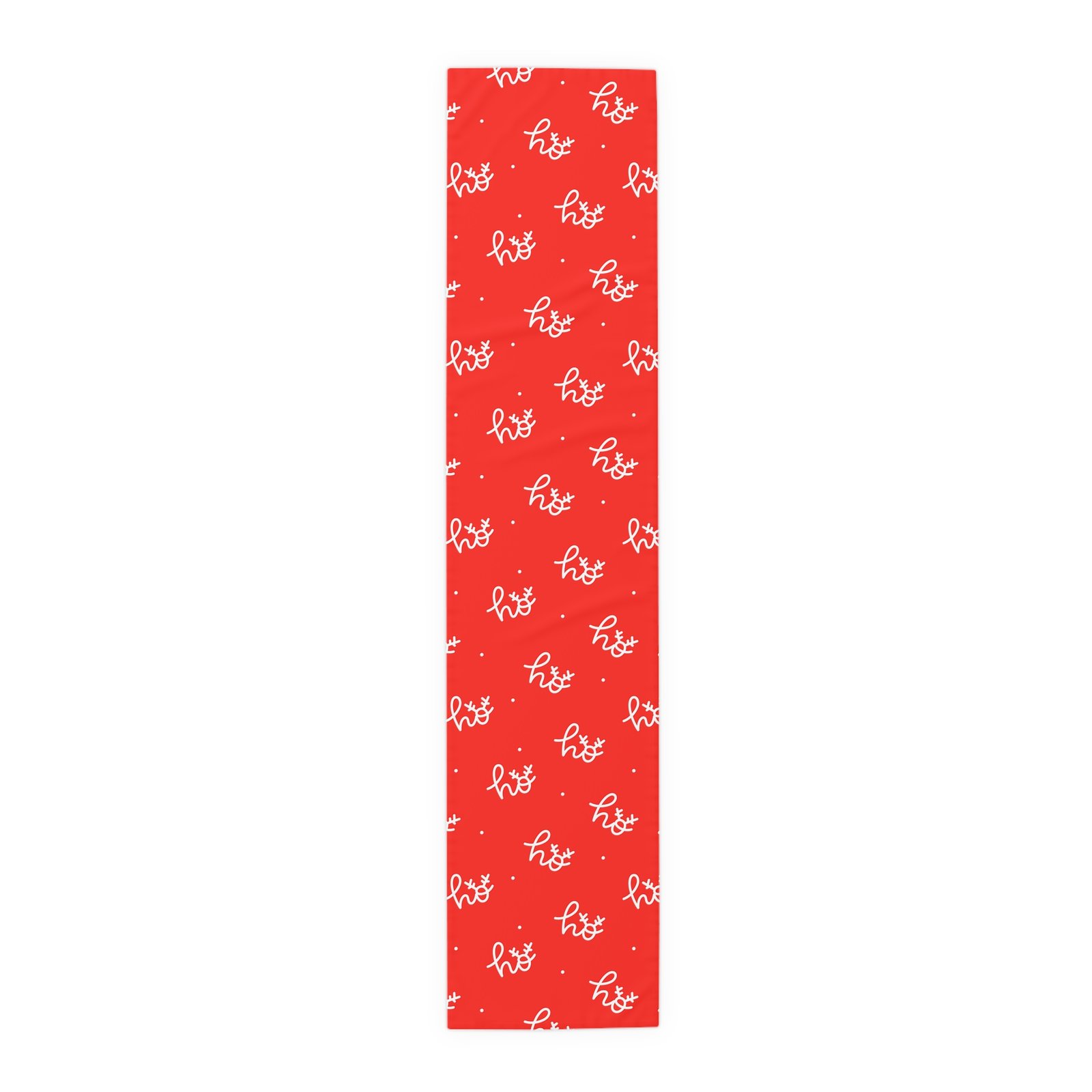 Ho Ho Ho Christmas Red Festive Table Runners - Image 2