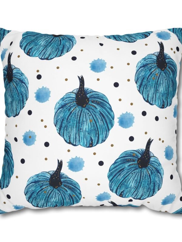 Blue Pumpkins Euro Shams