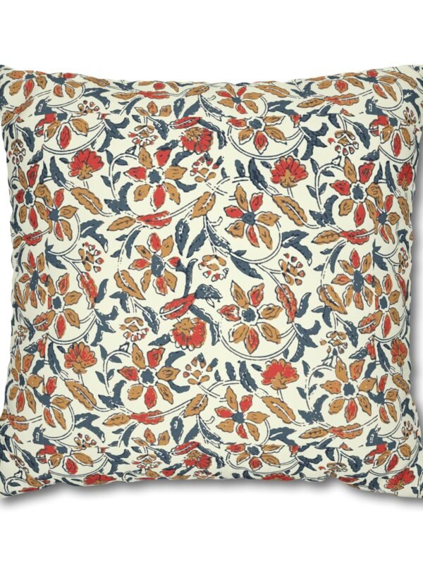 Block Print Euro Pillow Covers