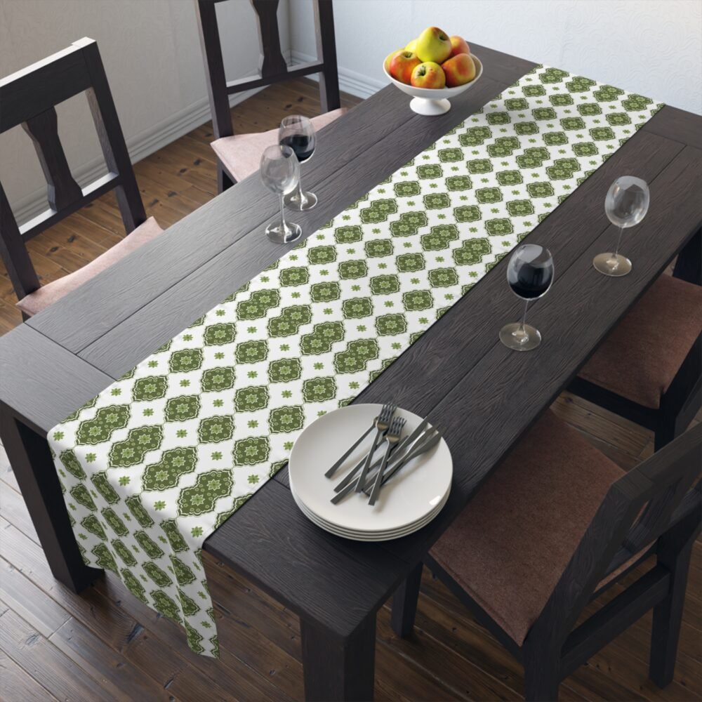 Green Moroccan Table Runners
