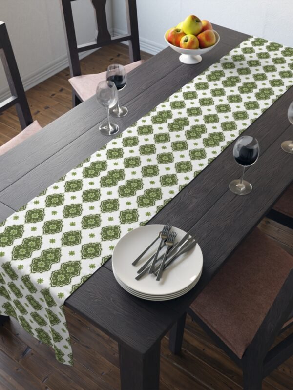 Green Moroccan Table Runners