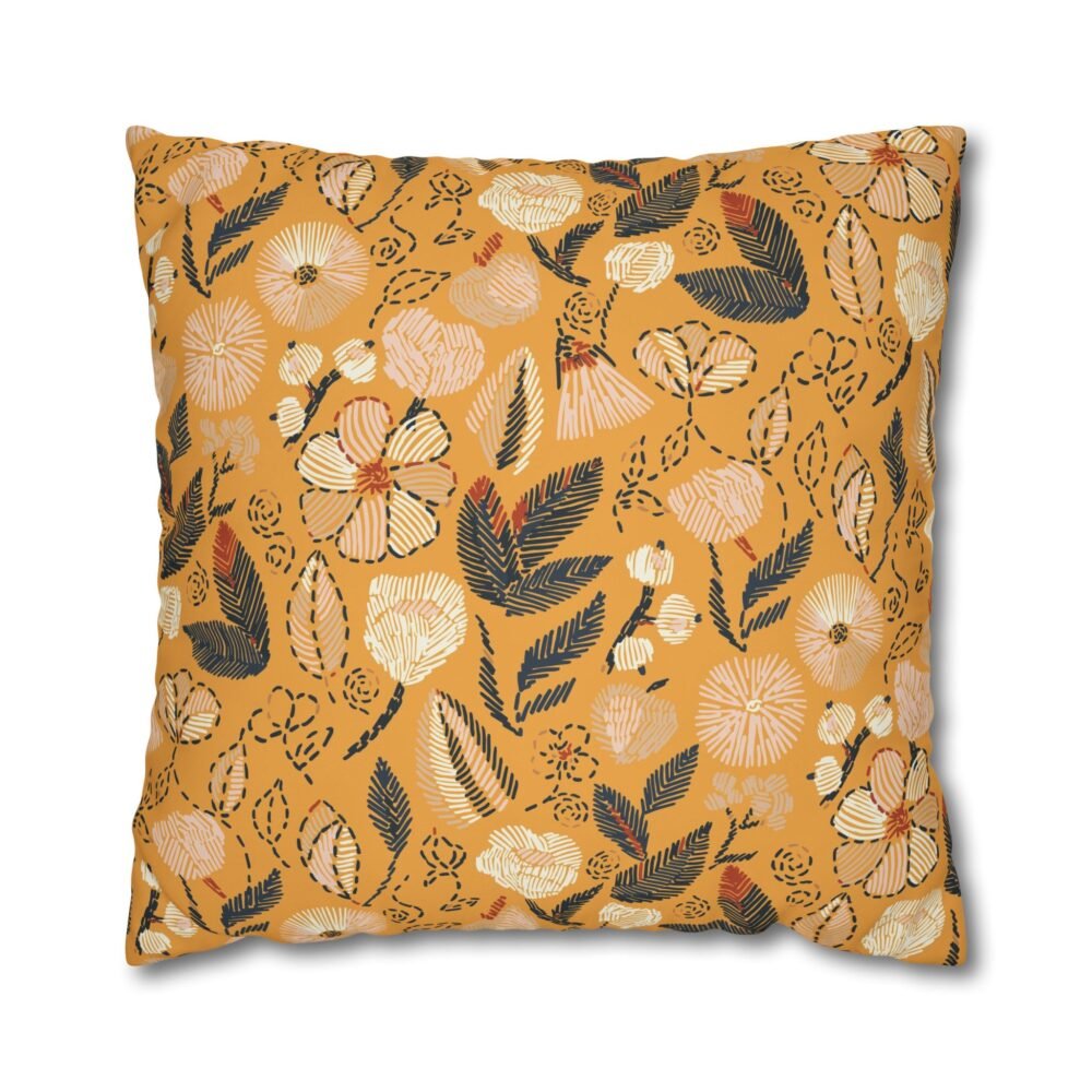 Yellow Fall Euro Pillow Covers