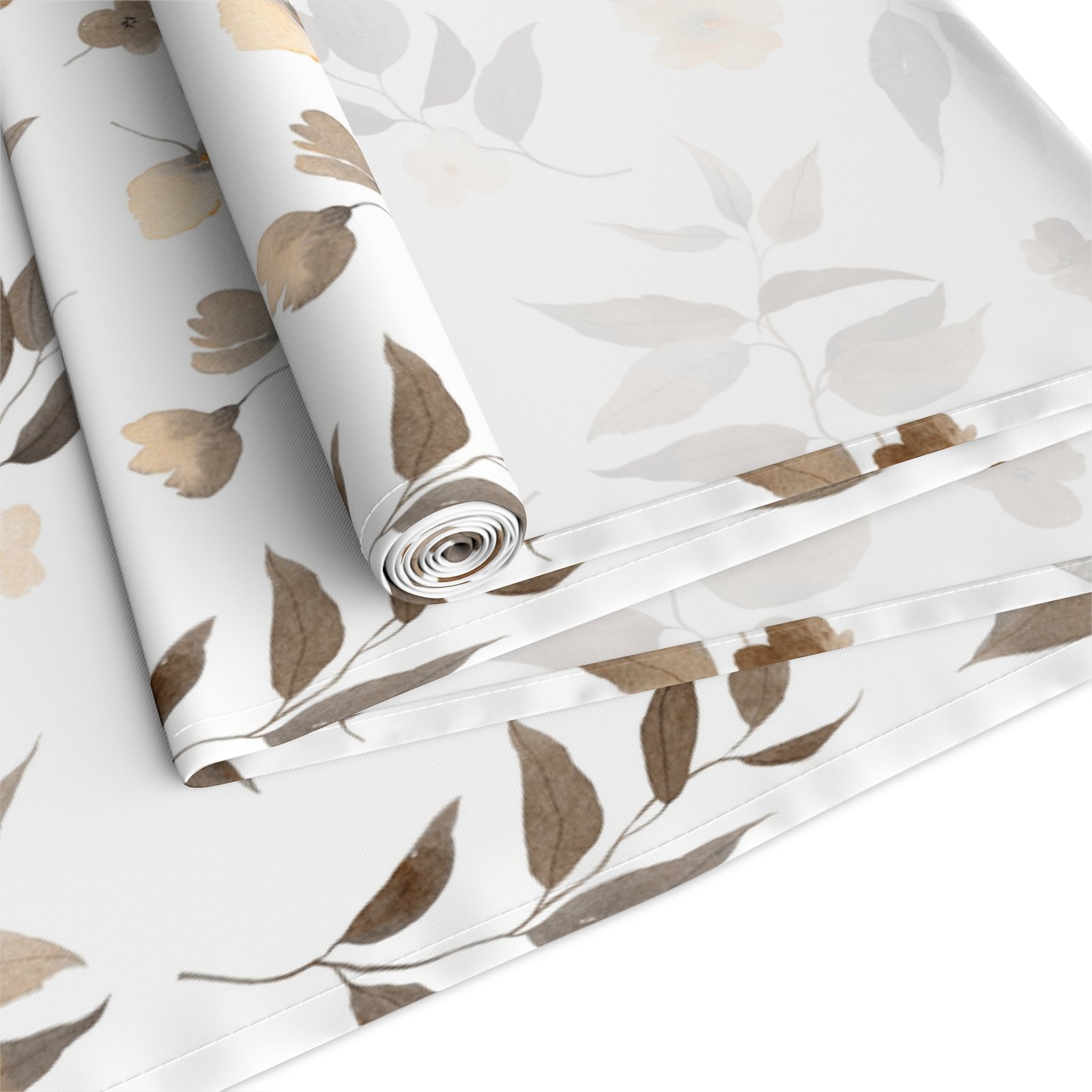 Beautiful Watercolor Floral Fall Table Runners for Living Room - Image 4