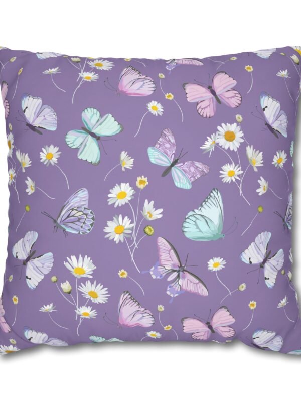 Purple Spring Euro Pillow Shams