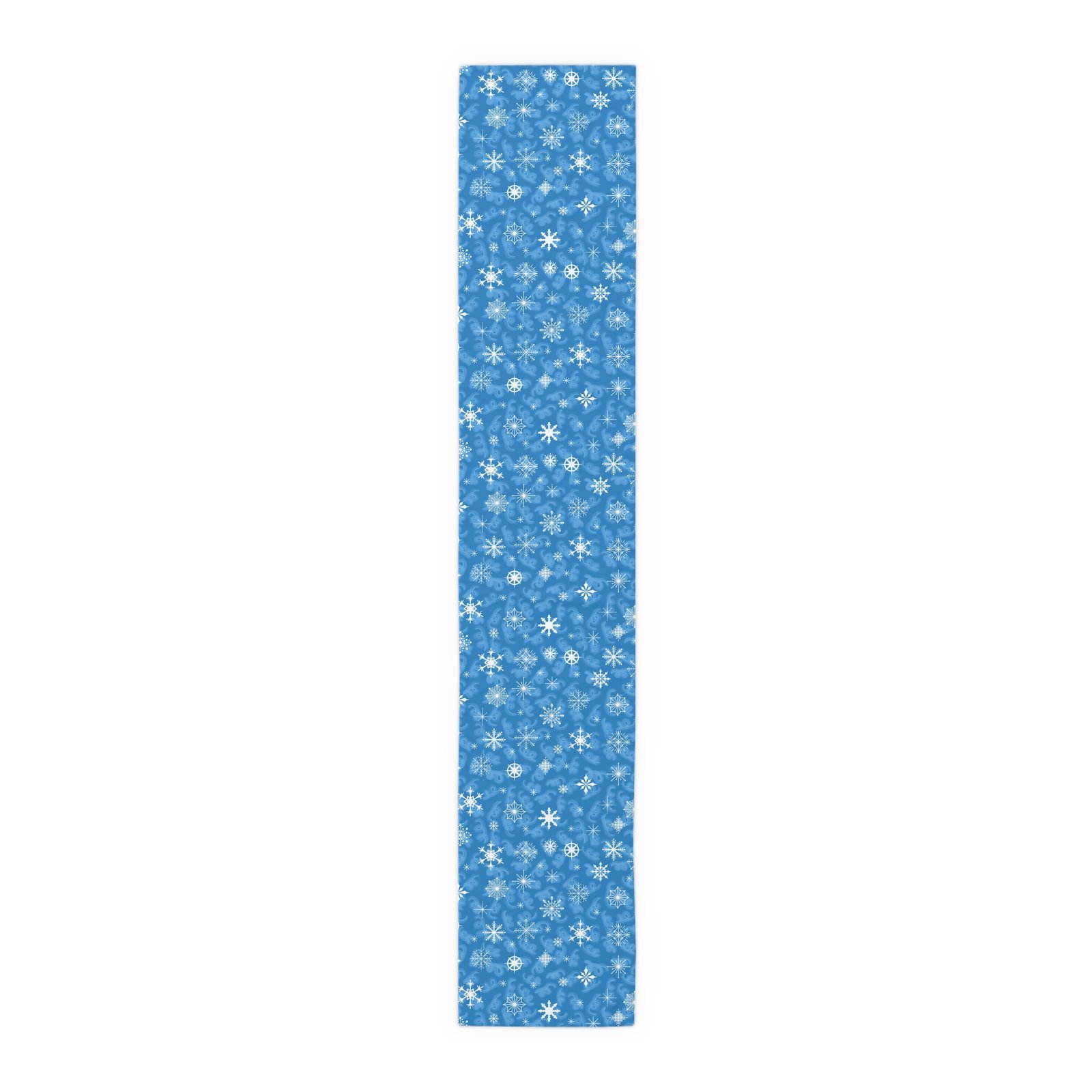 Sky Blue Christmas Snowflakes Holiday Table Runners - Image 17