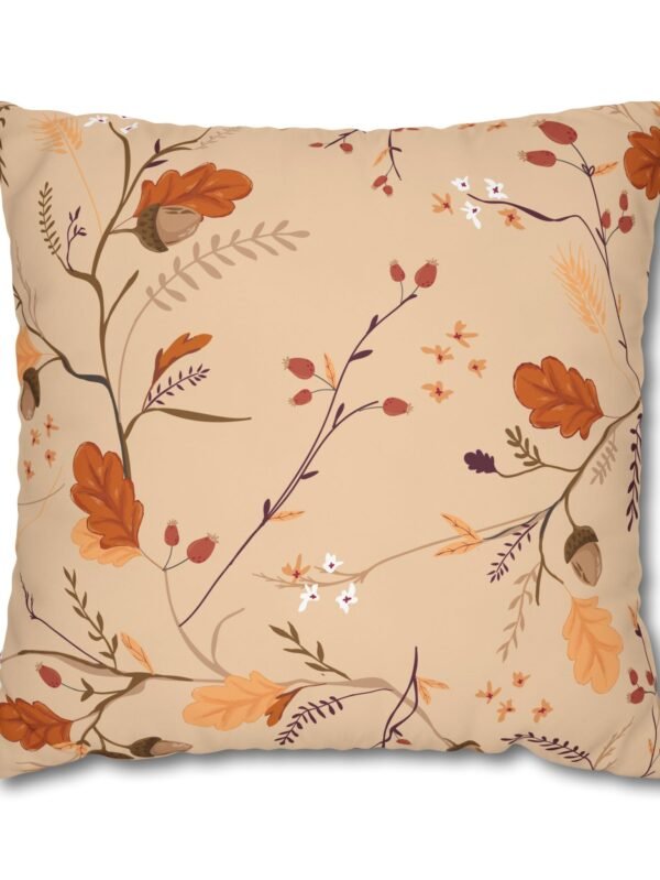 Beige Fall Euro Pillow Covers
