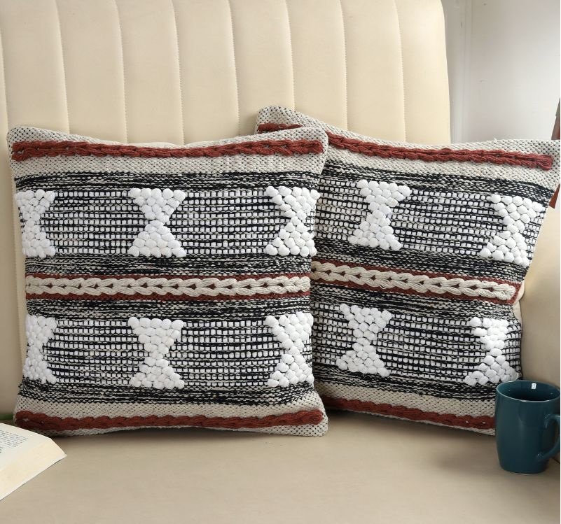 Maroon Sofa Pillow Covers