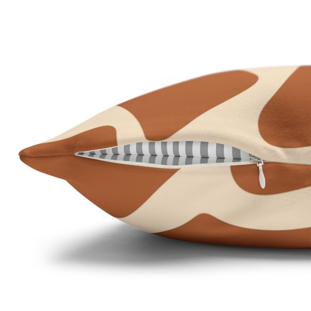 Stylish Brown Giraffe Pattern Throw Pillow Covers - Image 4
