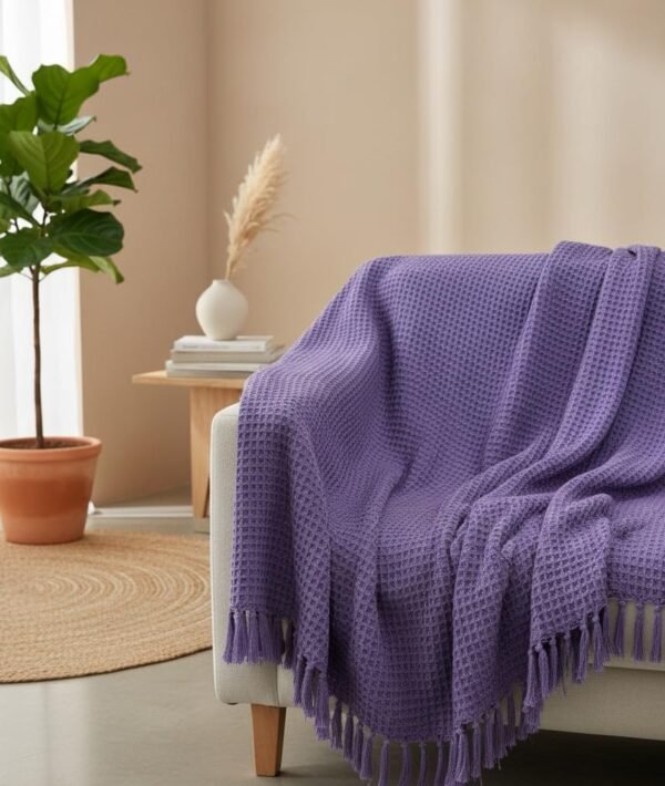 Lavendar Throw Blanket